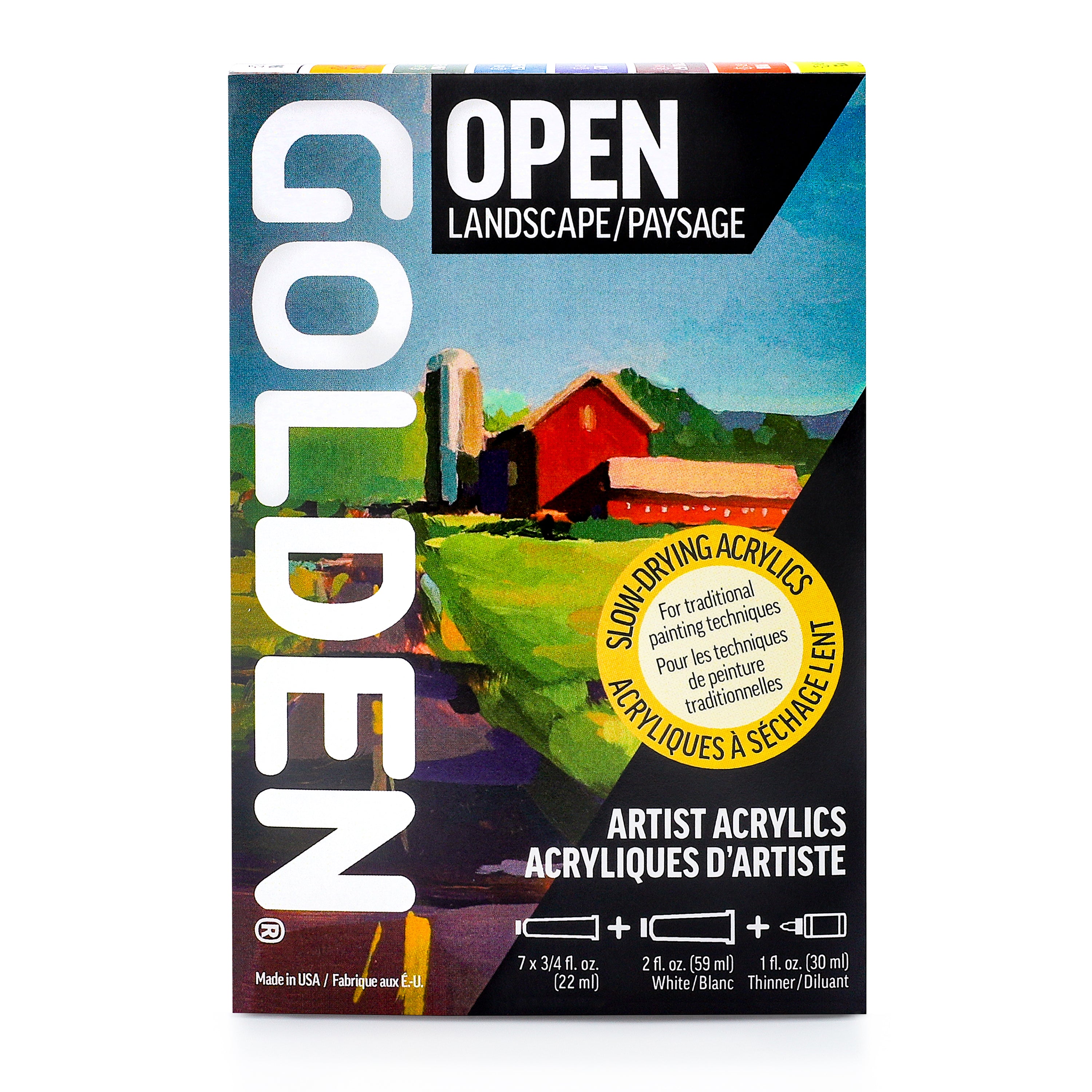 GOLDEN sæt, OPEN landscape, 10 dele