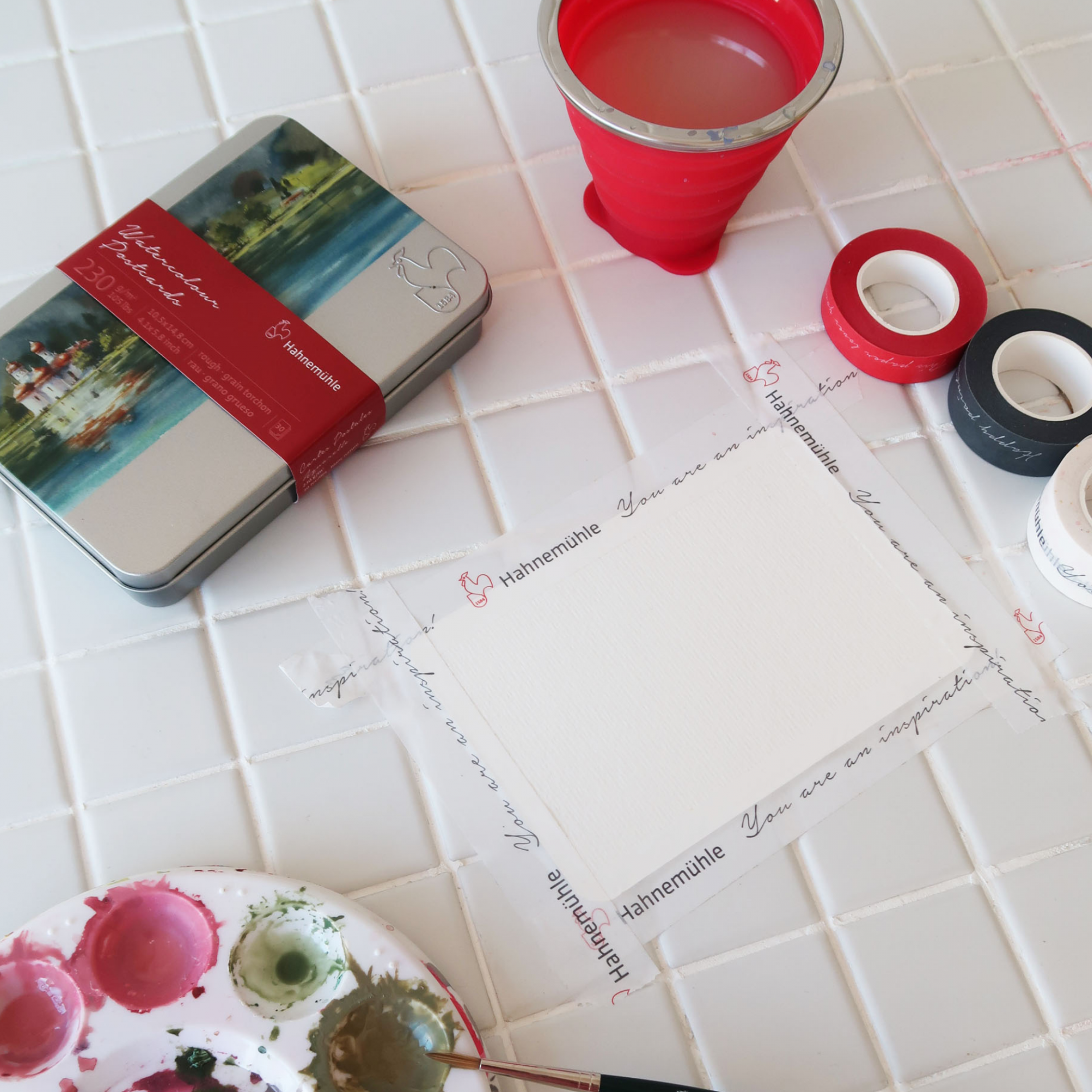 Hahnemühle Washi Masking Tape – Sæt (4 ruller)