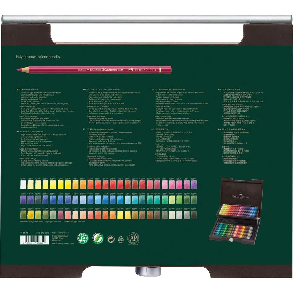 Faber-Castell Polychromos Farveblyanter – 72 stk.