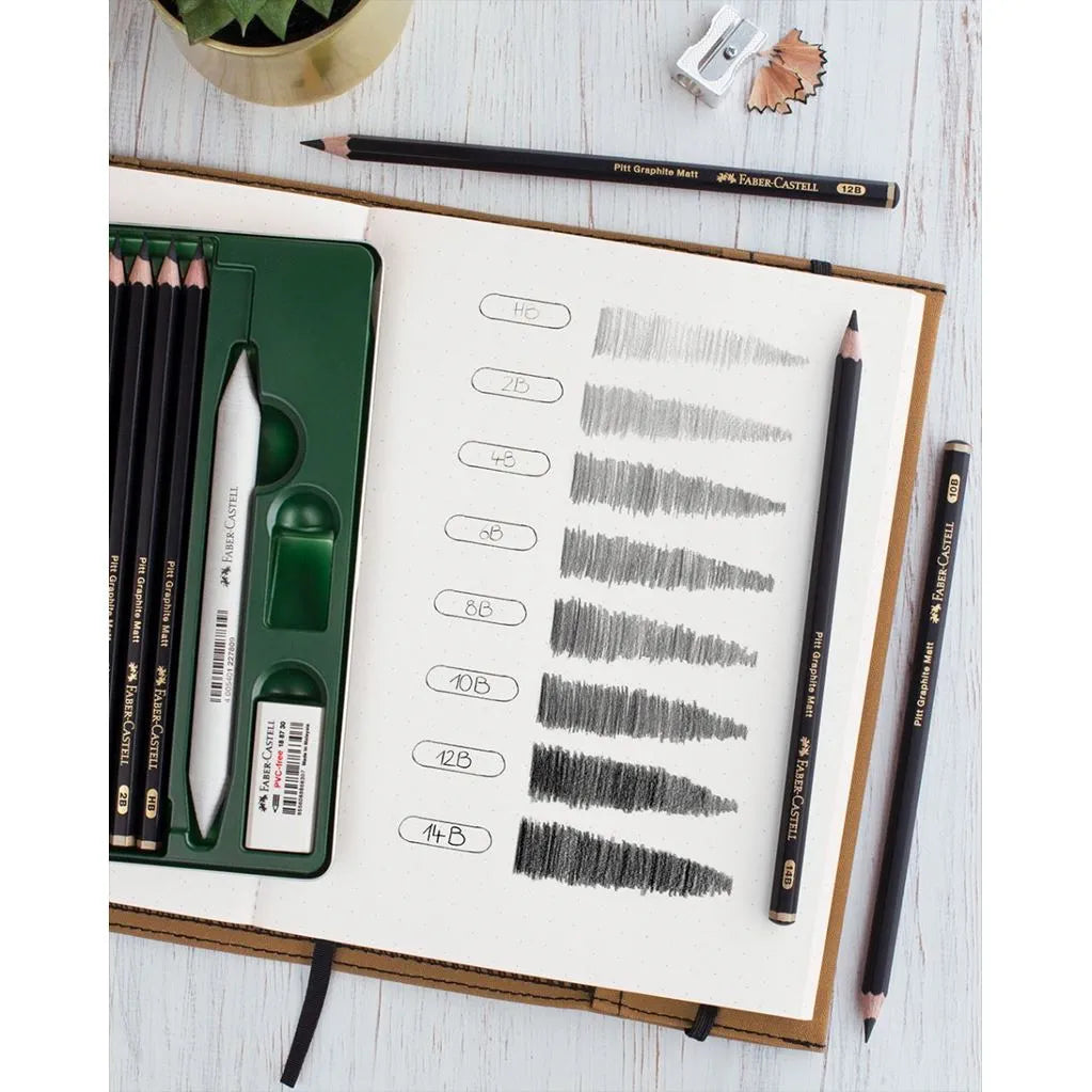 Faber-Castell Pitt Graphite Matt Sæt – 11 dele