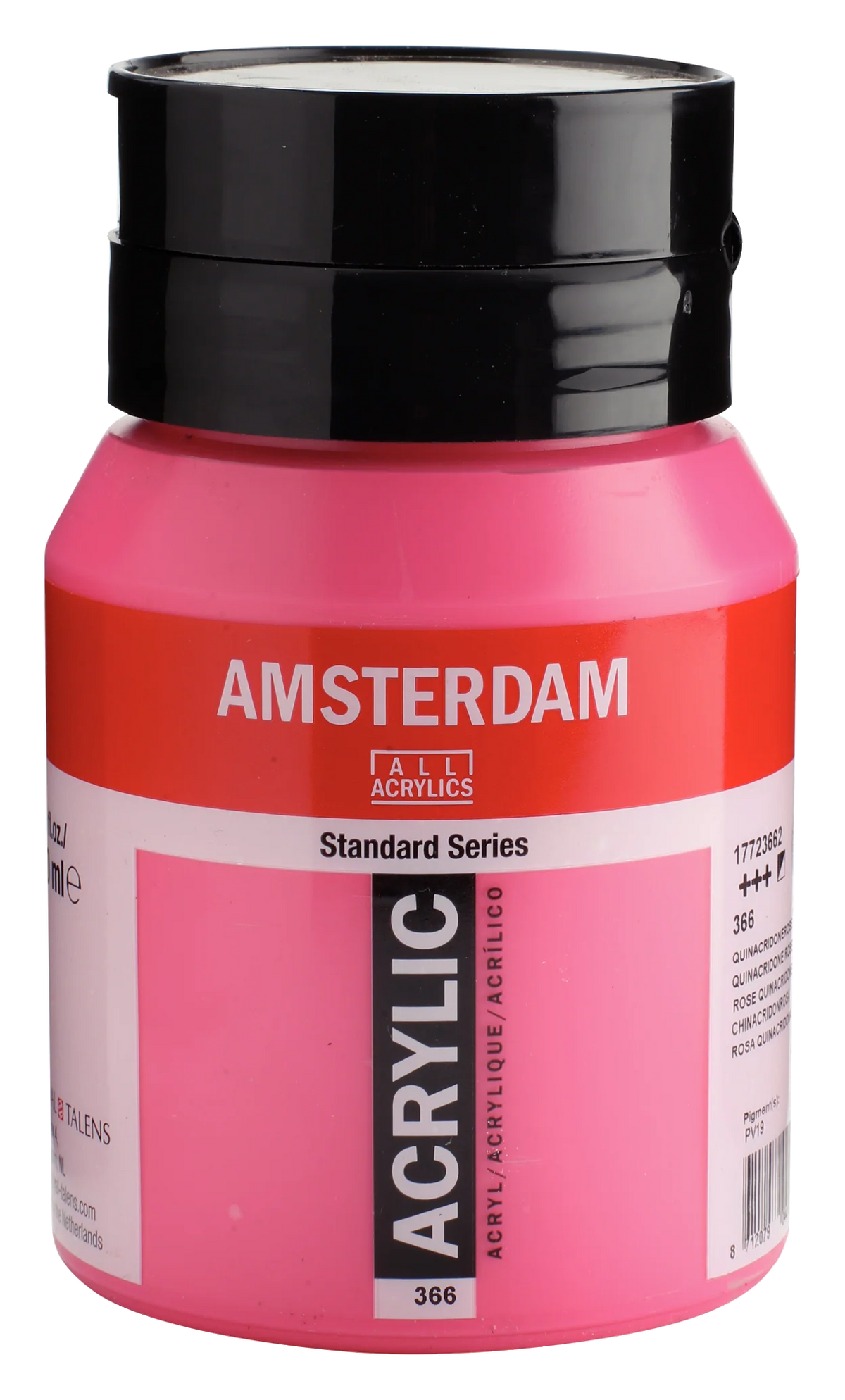 Amsterdam Standard Series Acrylic, 500 ml - Quinacridone Rose 366