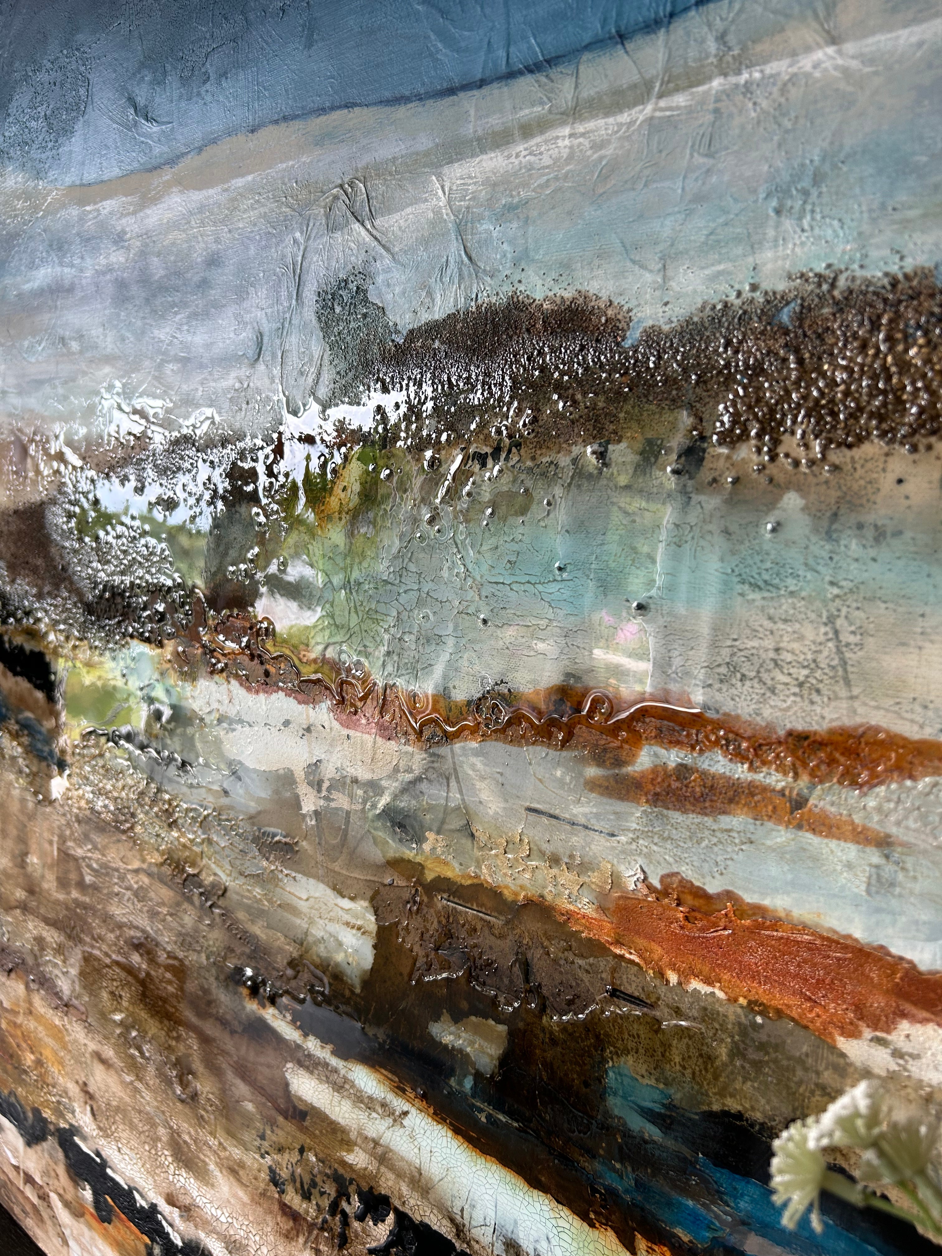 Lær en masse om struktur, crackle, gel, rust og resin, 21.-22. februar 2026 med Benita Mølgaard