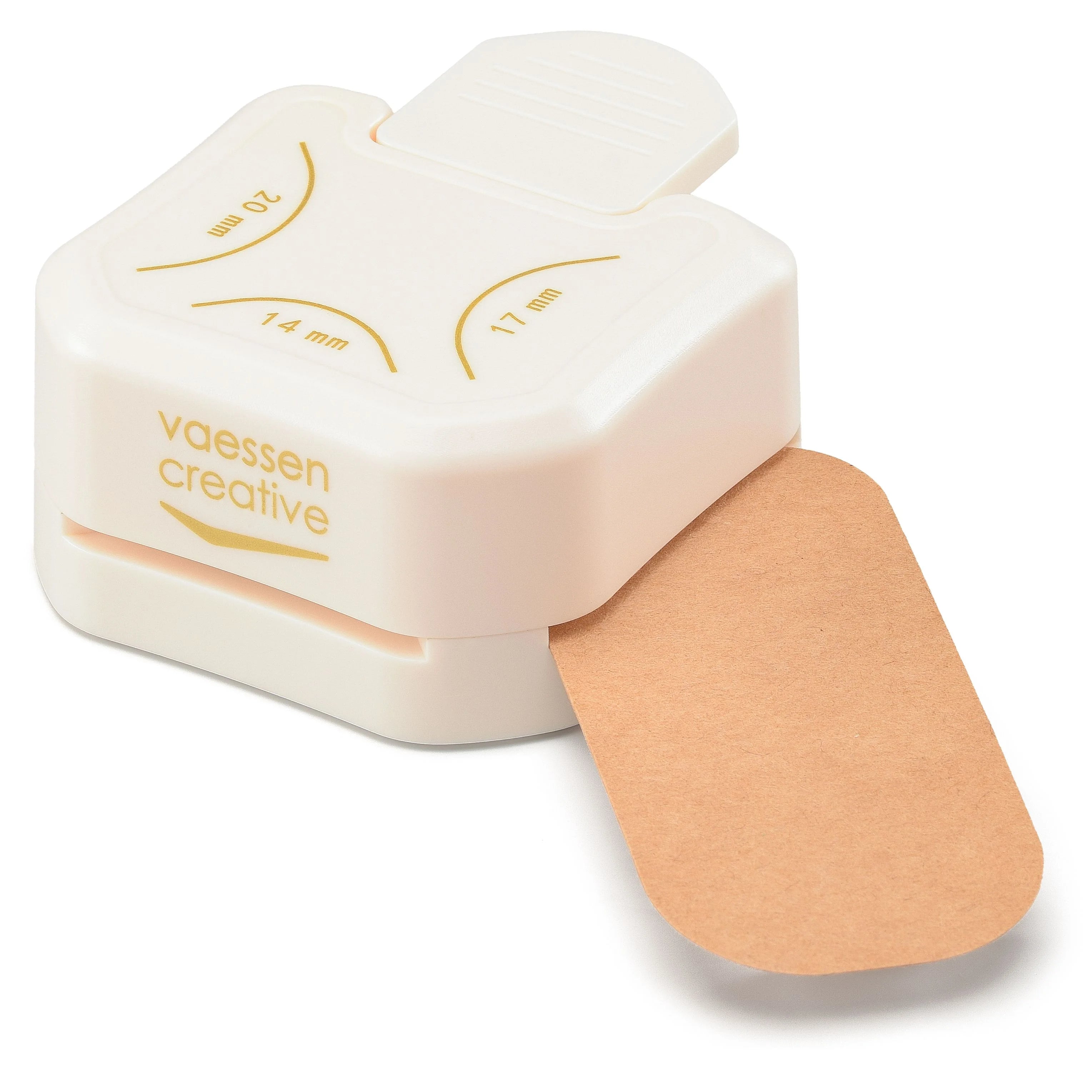 Corner Punch, 3 i 1 - Runde hjørner - Stor