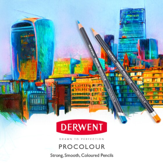 Derwent Procolour Farveblyanter 12 Stk.