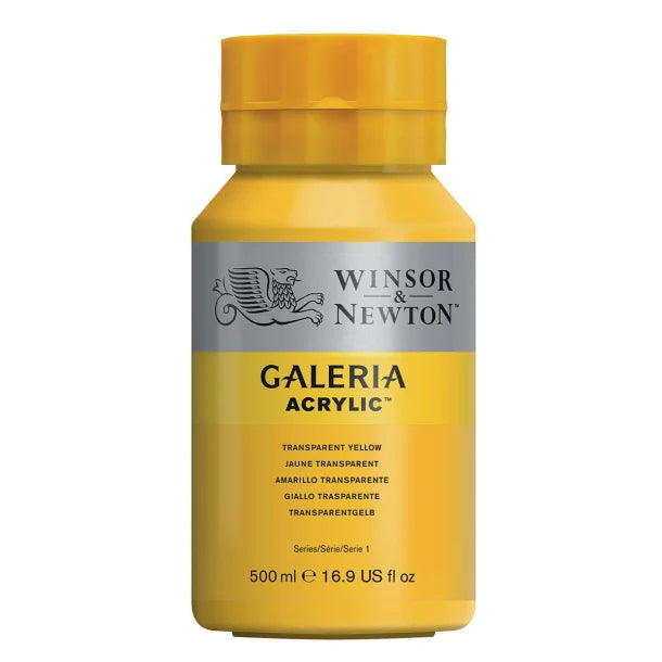 Galeria Akrylmaling, 500 ml. - Transparant Yellow