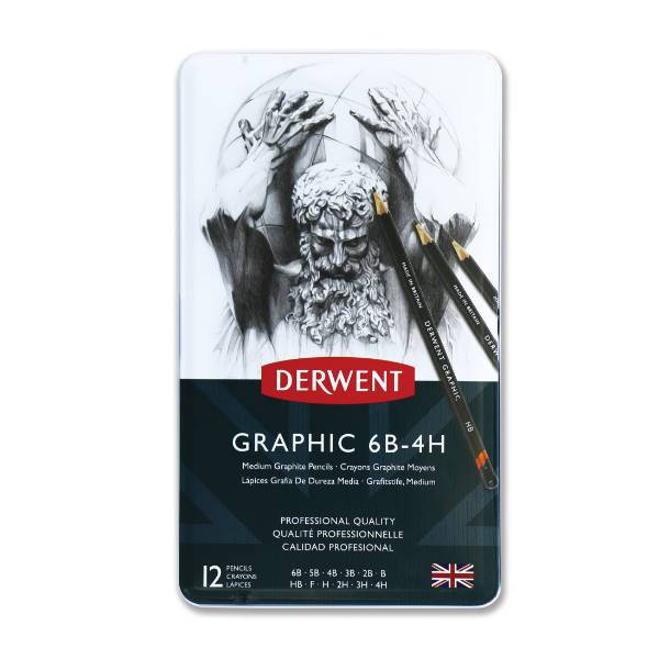 Derwent Graphic 6B-4H, 12 stk.