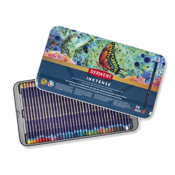 Derwent Inktense Farveblyanter, 36 stk.