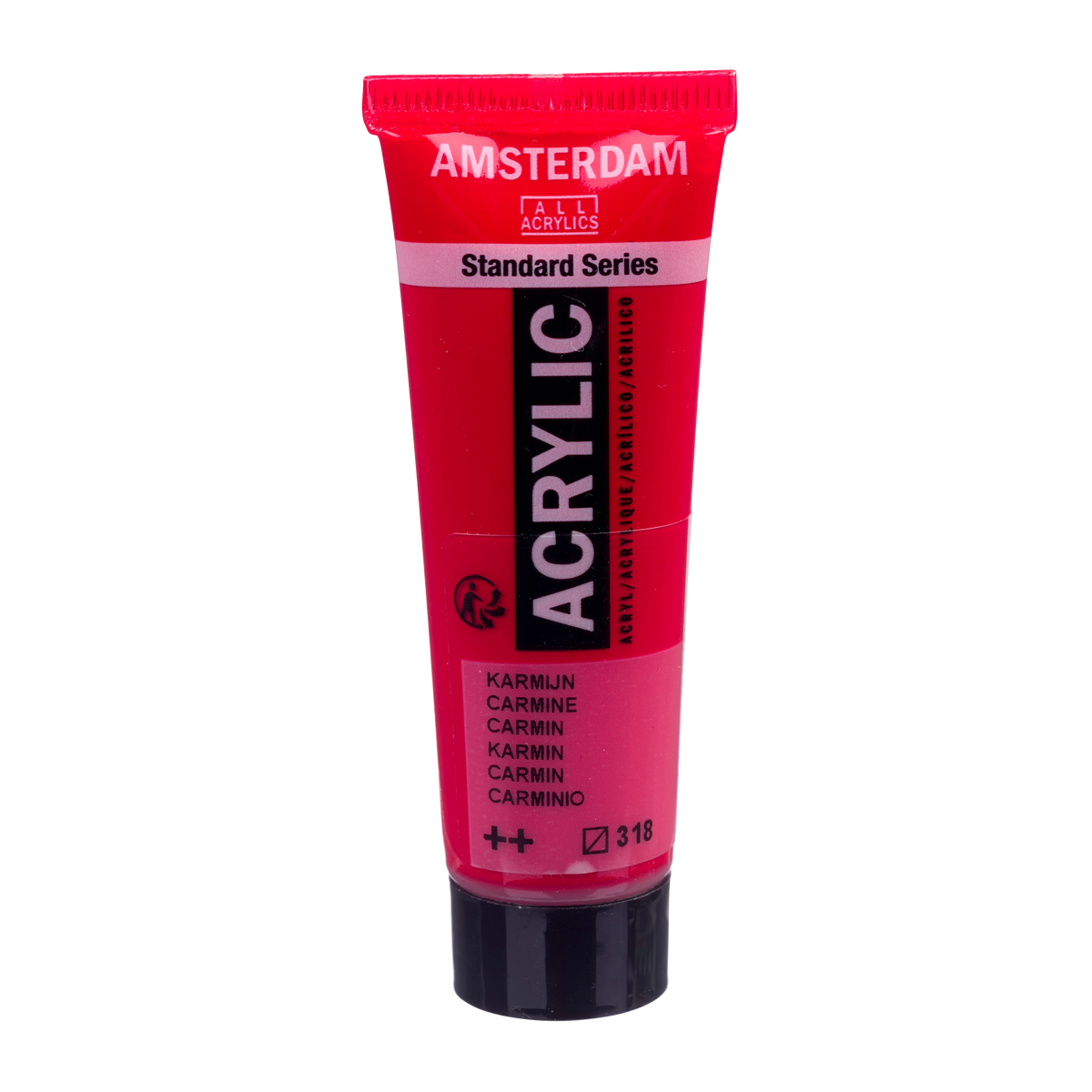 Amsterdam Standard Series Acrylic Tube, 120 ml - Carmine 318