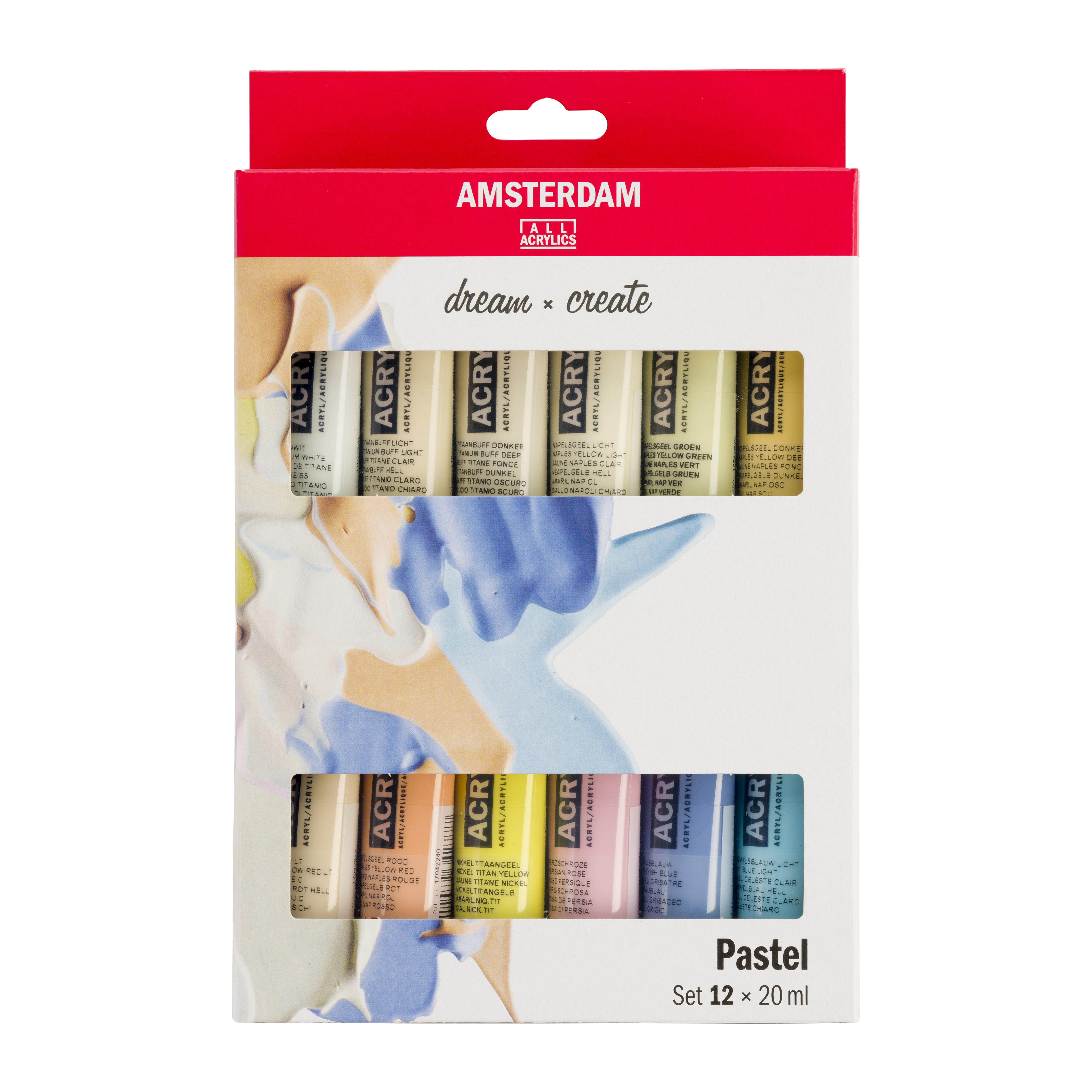 Amsterdam Standard Series Akrylmaling - Pastel, 12 x 20 ml