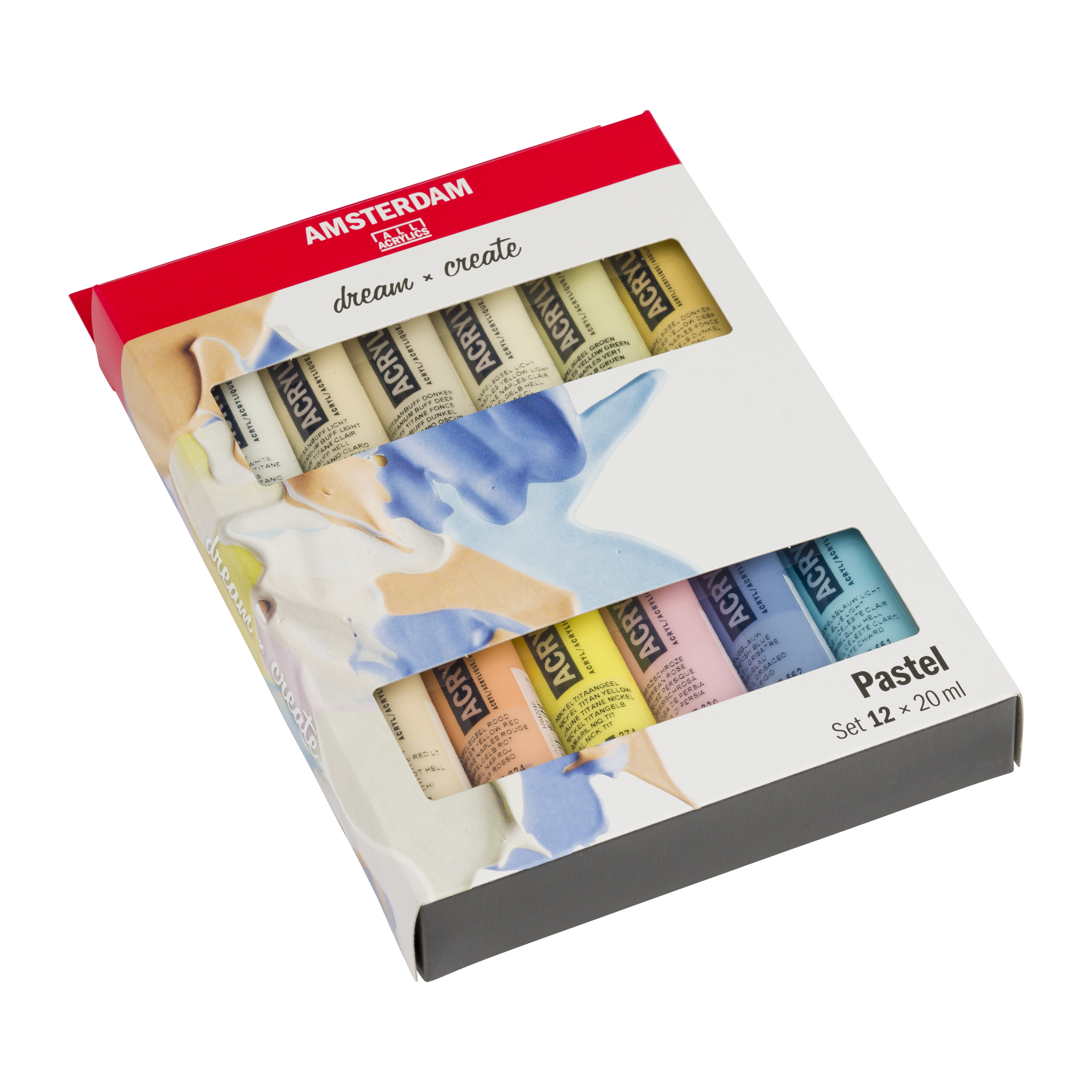 Amsterdam Standard Series Akrylmaling - Pastel, 12 x 20 ml