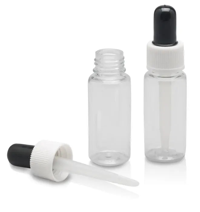 Flaske med pipette, 20 ml - 2 stk