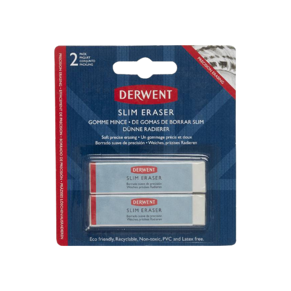 Derwent Slim Eraser, 2 stk.