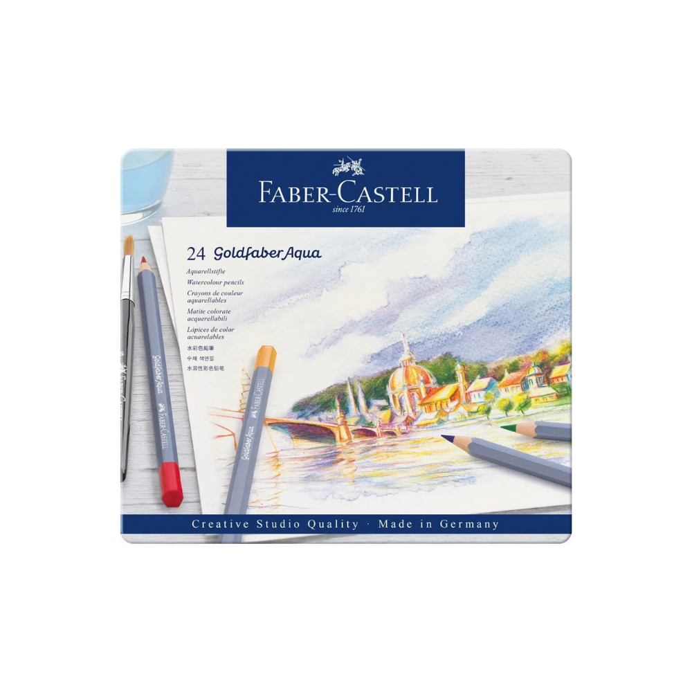 Faber-Castell Goldfaber Aqua – Akvarelfarveblyanter, Sæt