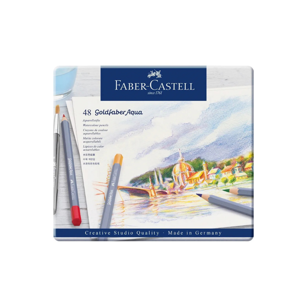 Faber-Castell Goldfaber Aqua – Akvarelfarveblyanter, Sæt