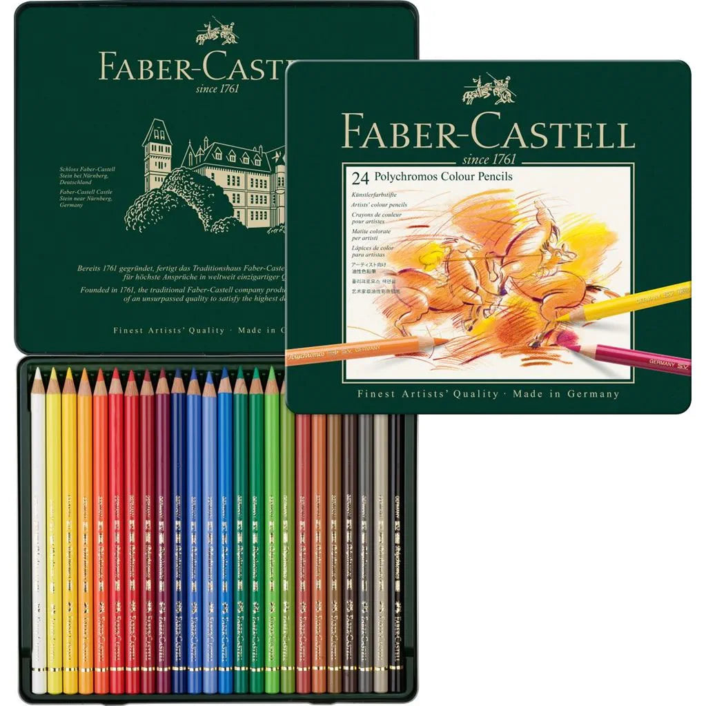 Faber-Castell Polychromos - Farveblyanter, Sæt