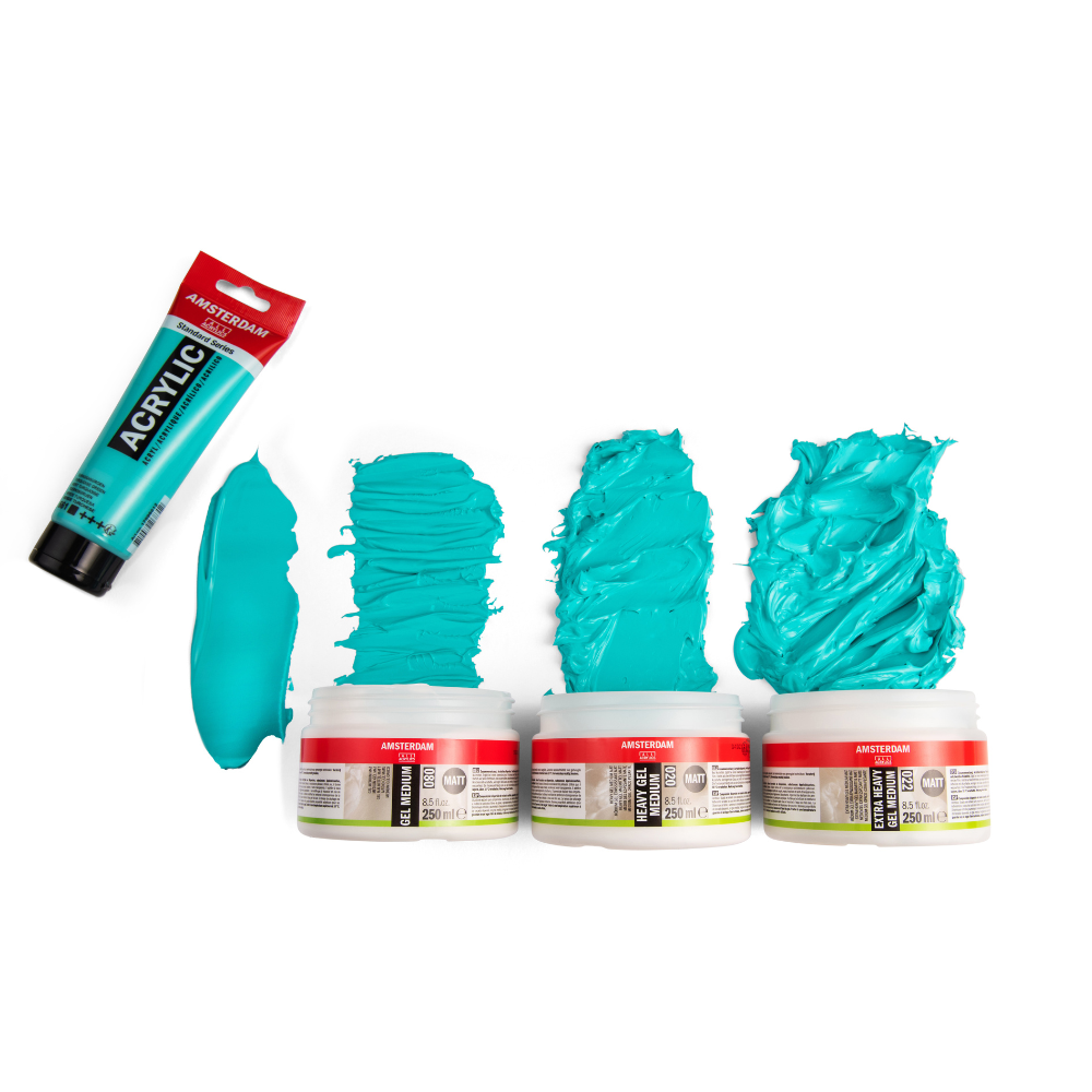 Amsterdam Heavy Gel Medium – Mat, 250 ml
