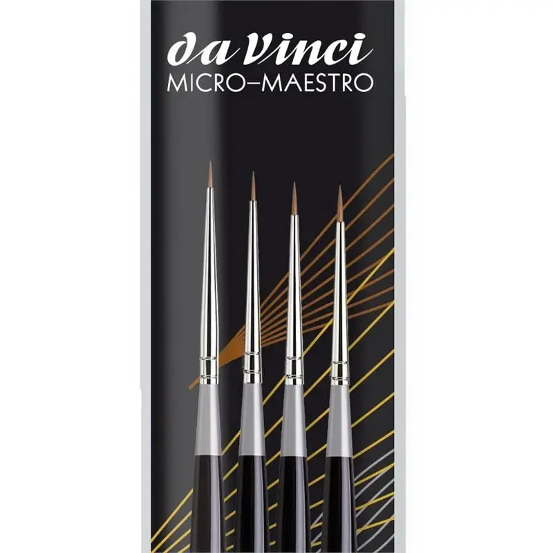 da Vinci, MICRO-MAESTRO , penselsæt, 4 stk