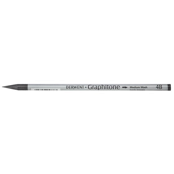 Derwent Graphitone 4B til skitser, skygger og grafitvask med vand.