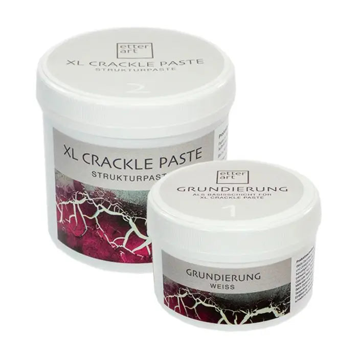 Etter art, XL Crackle Paste sæt, Hvid