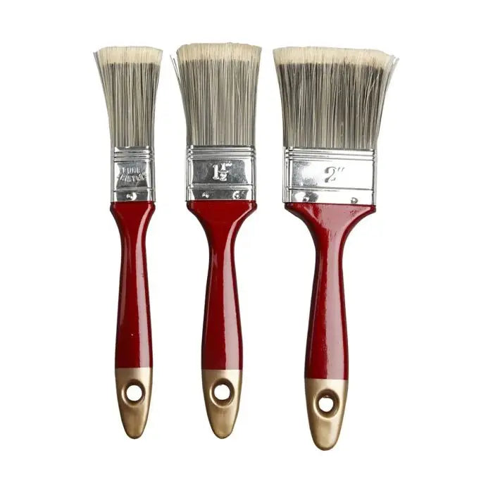 Flade pensler, sæt, 3 stk