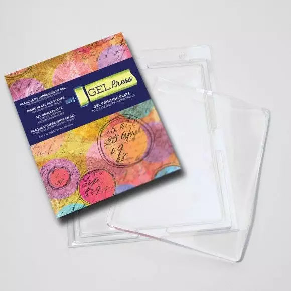 Gel Press plate, 20,32 x 25,4 cm