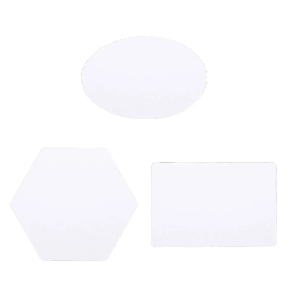 Gel Press plate, petites, 3 x 7,62 - Hexagon m.fl.