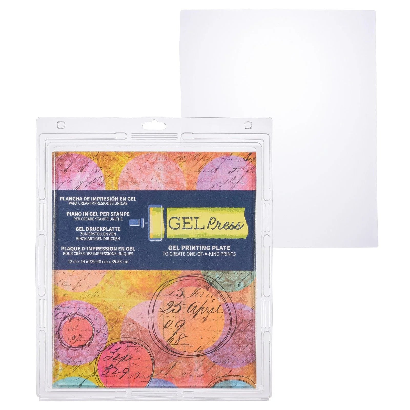 Gel Press plate, 30,48 x 35,56 cm
