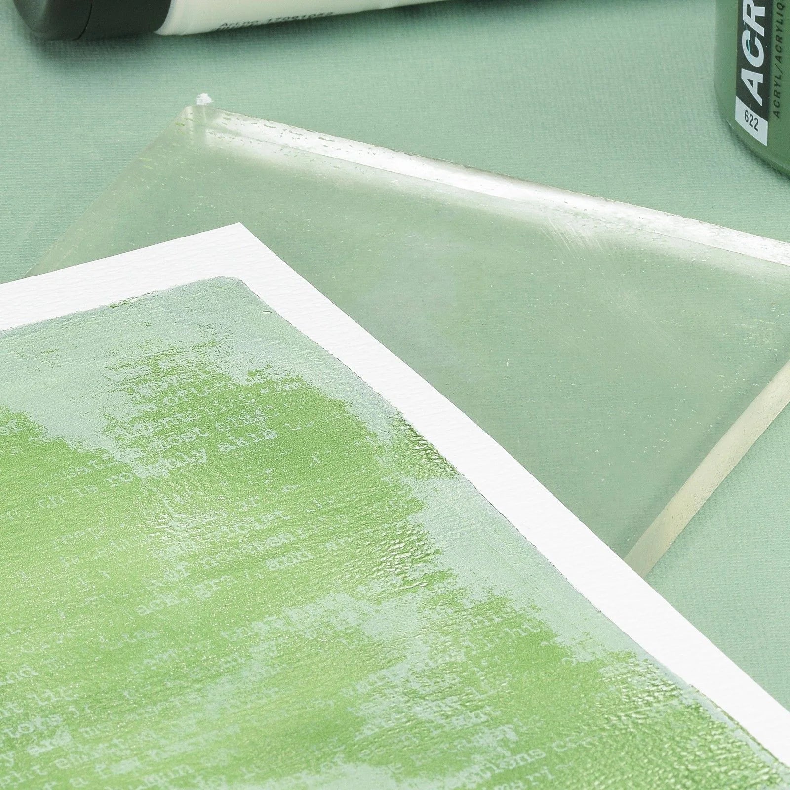 Gel Press plate, 30,48 x 35,56 cm