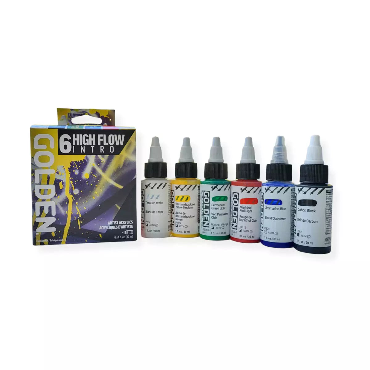 Golden sæt, High Flow Intro, 6 x 30 ml