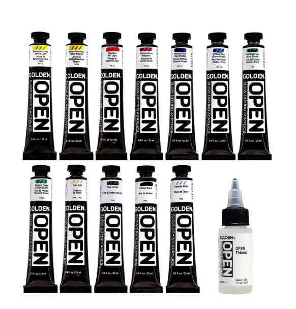 GOLDEN sæt, OPEN Mixing, 1+12 stk., 22 ml.