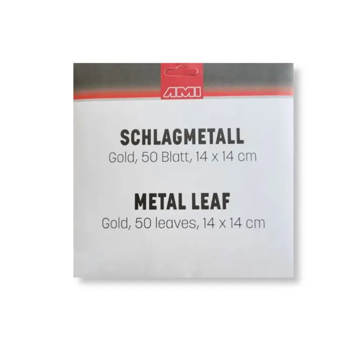 Slagmetal, 14 x 14 cm, 50 ark, 2,5 guld