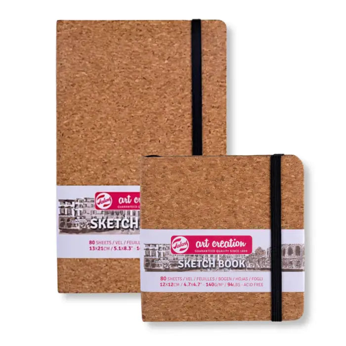 Talens, Sketch book, skitsepapir, bog, 140 g, Kork