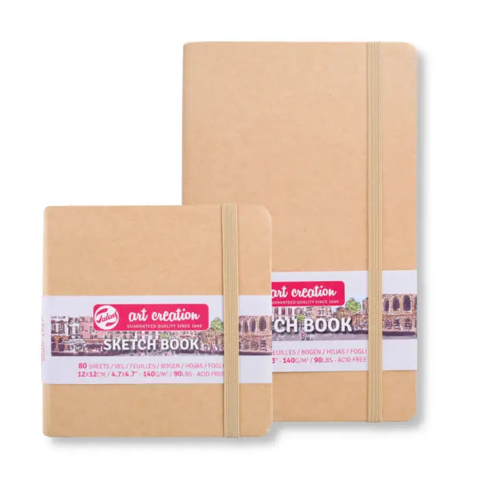 Talens, Sketch book, skitsepapir, bog, 140 g, Nature