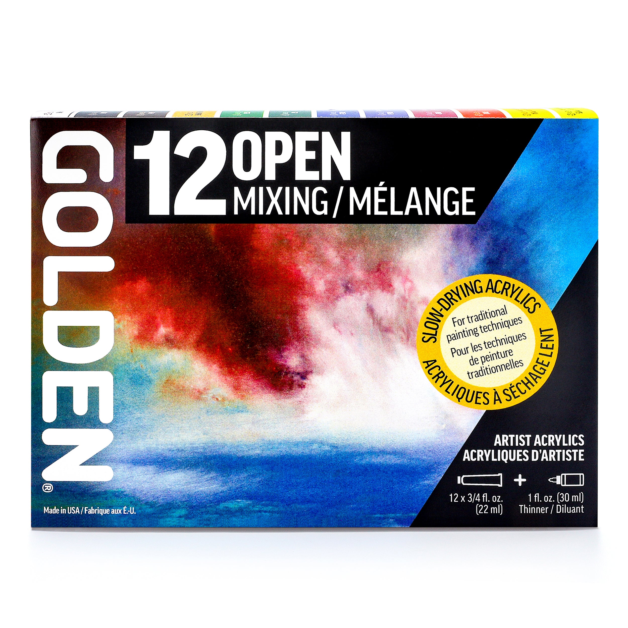 GOLDEN sæt, OPEN Mixing, 1+12 stk., 22 ml.