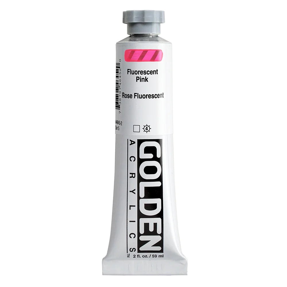 Golden Heavy Body Specialfarver, 59 ml - Flourecent Pink