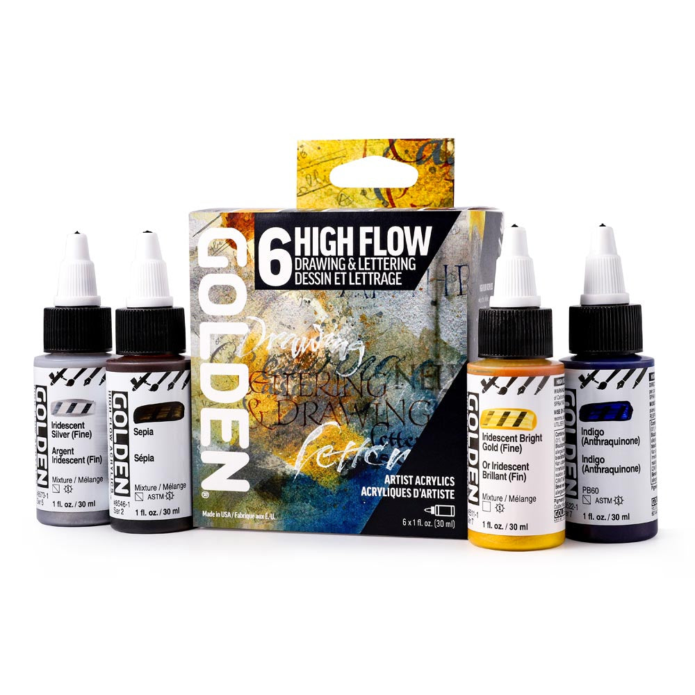 Golden sæt, High Flow D&L, 6 x 30 ml