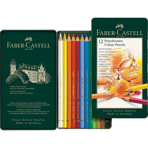 Faber-Castell Polychromos - Farveblyanter, Sæt