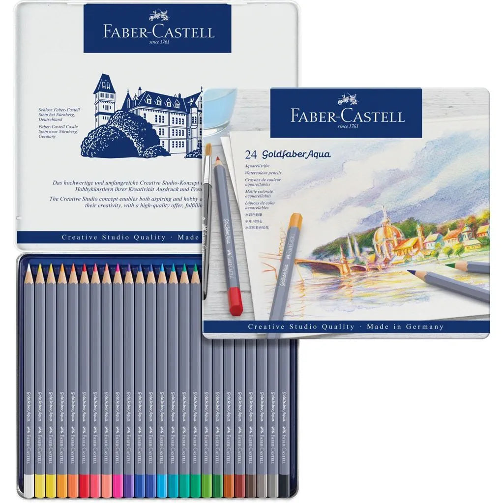 Faber-Castell Goldfaber Aqua – Akvarelfarveblyanter, Sæt