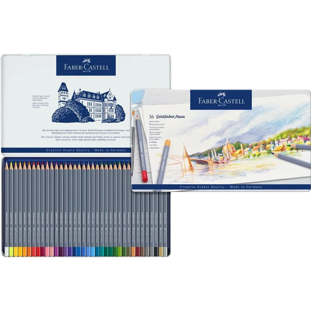 Faber-Castell Goldfaber Aqua – Akvarelfarveblyanter, Sæt