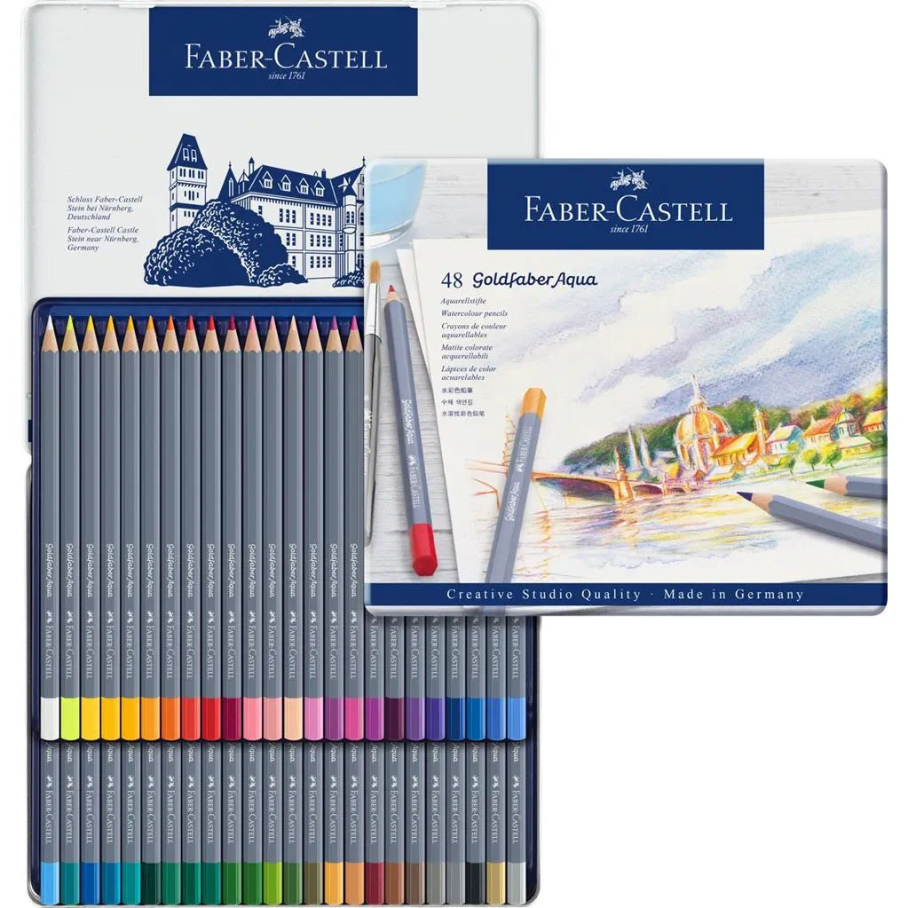 Faber-Castell Goldfaber Aqua – Akvarelfarveblyanter, Sæt