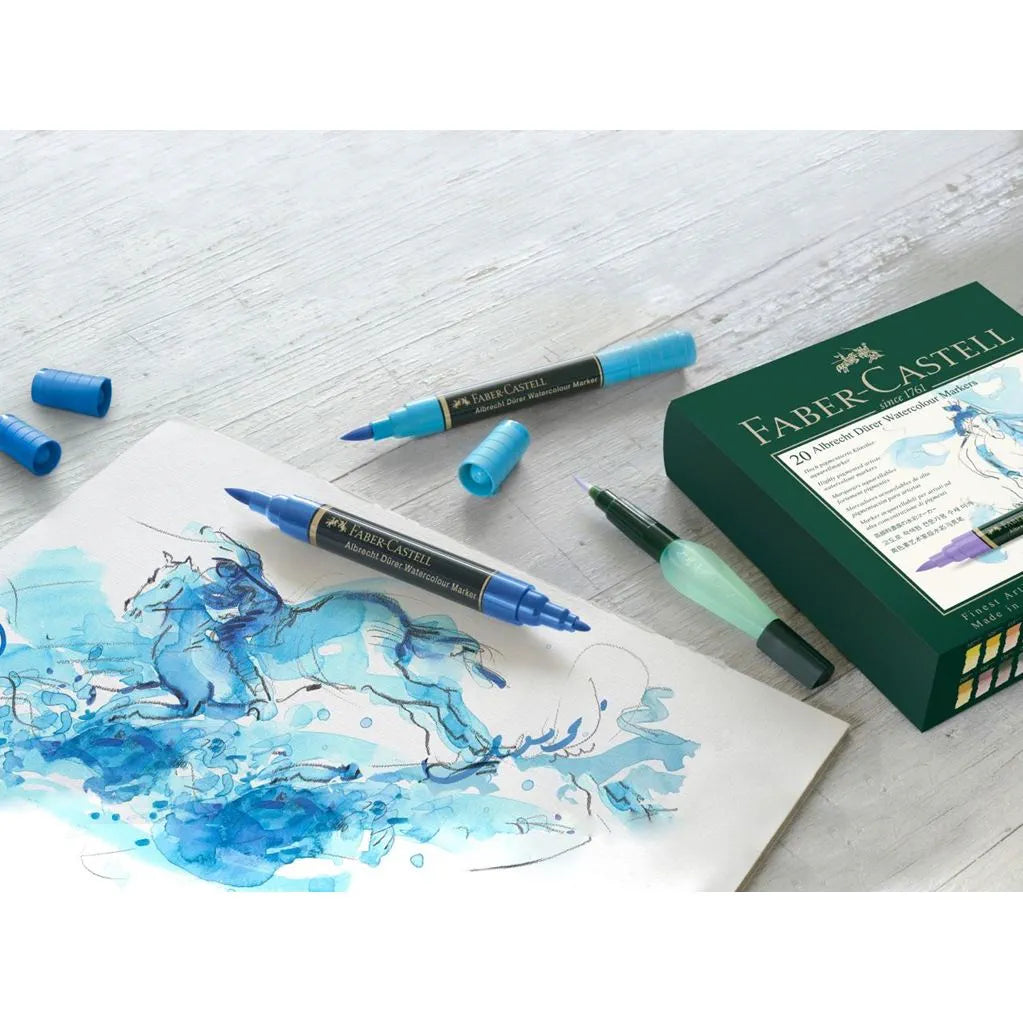 Faber-Castell Albrecht Dürer – Akvareltuscher med dobbeltspids