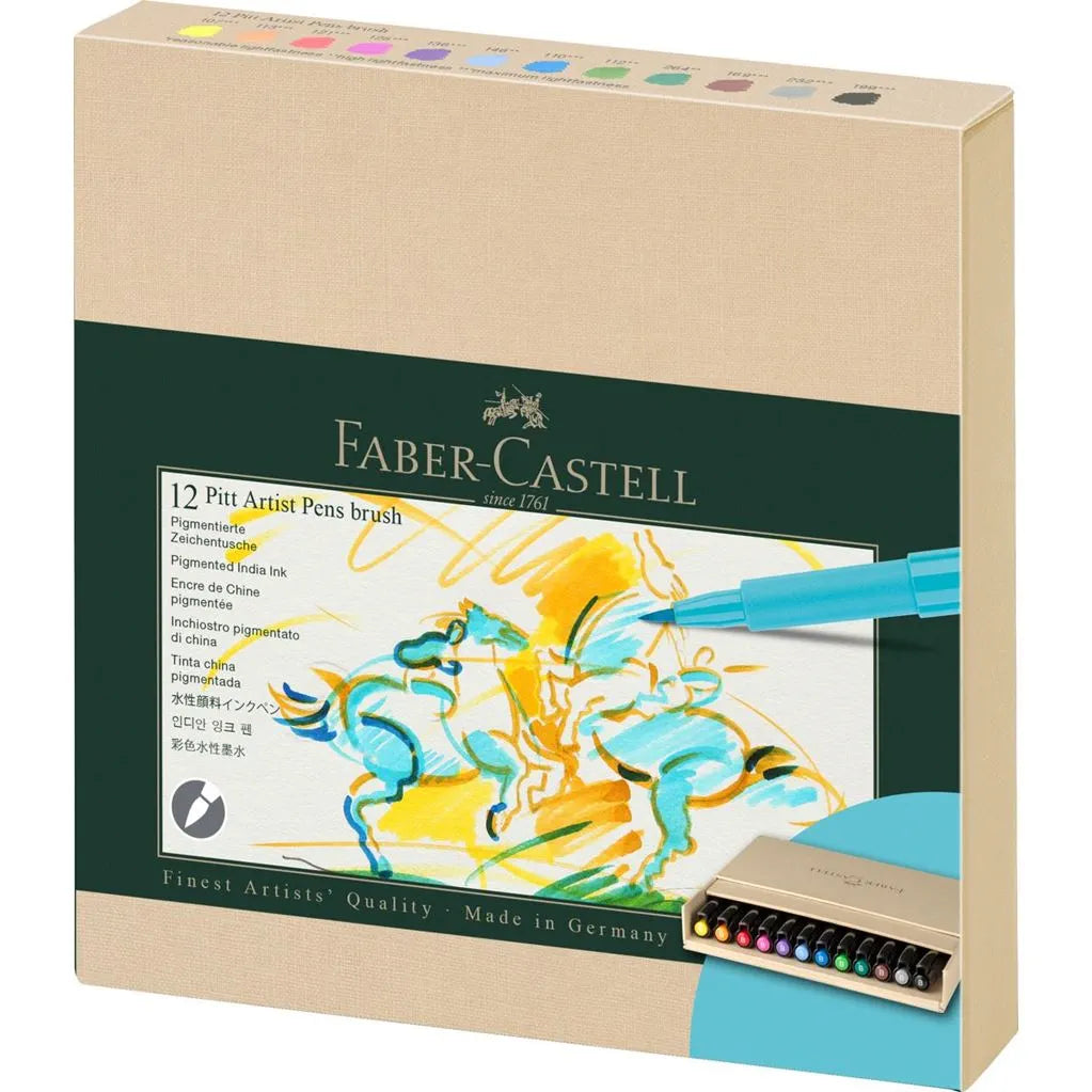 Faber-Castell Pitt Artist Pen Brush – Studio Box