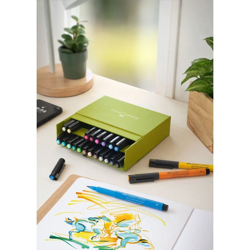 Faber-Castell Pitt Artist Pen Brush – Studio Box