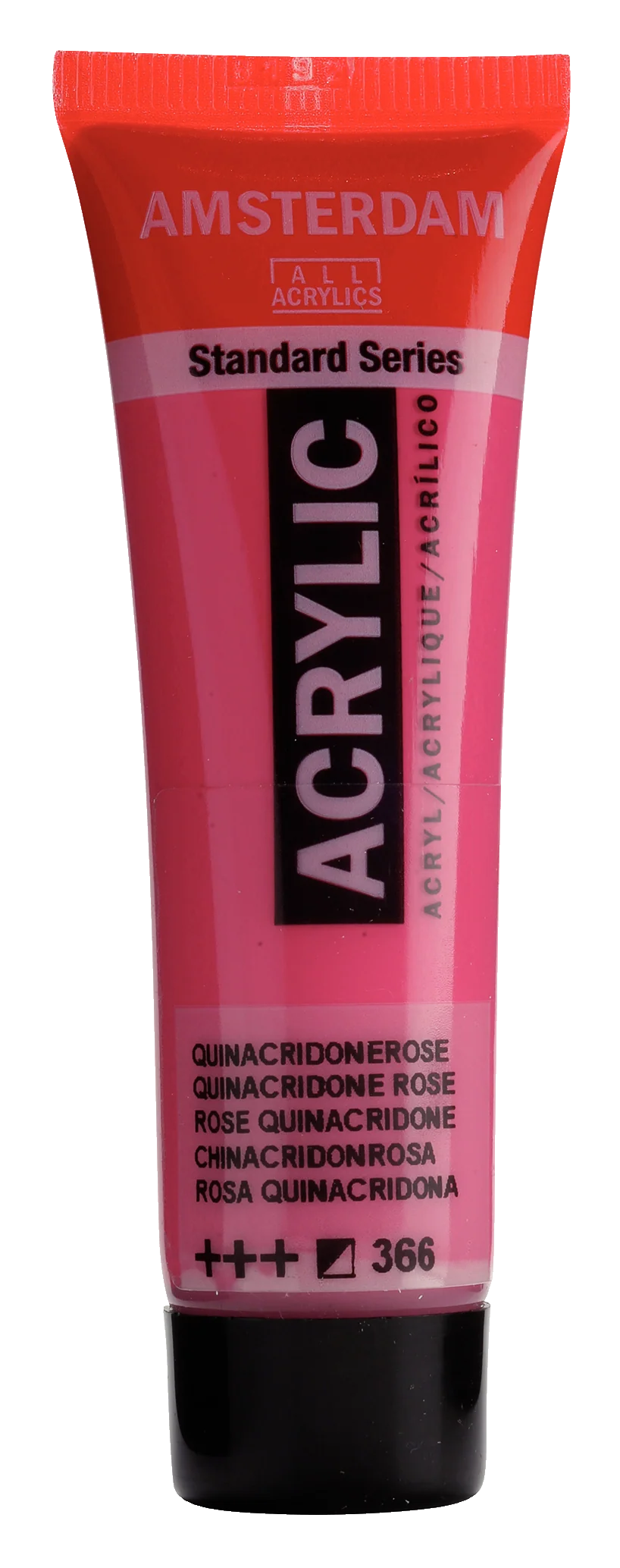 Amsterdam Standard Series Acrylic Tube, 20 ml - Quinacridone Rose 366