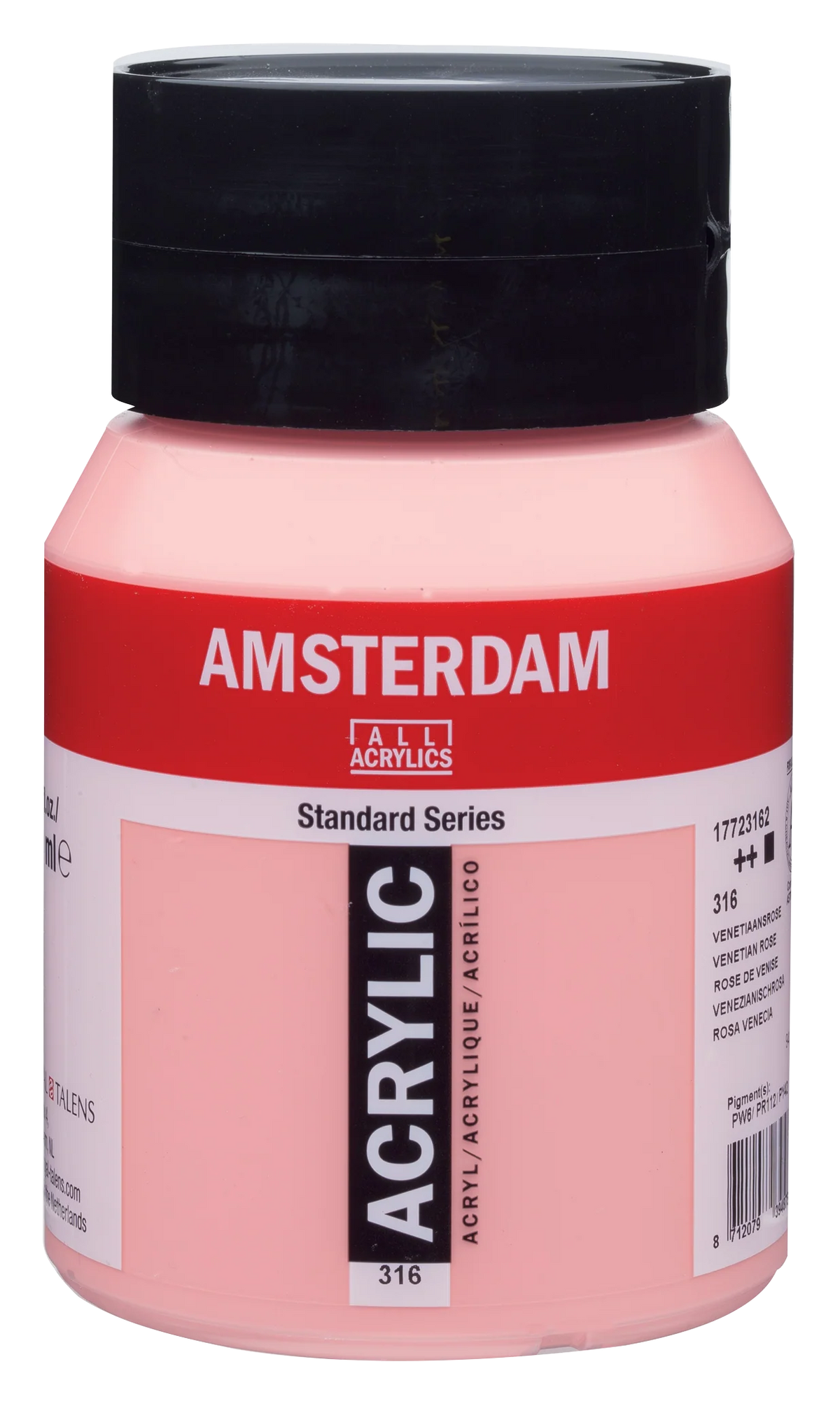 Amsterdam Standard Series Acrylic, 500 ml - Venetian Rose 316