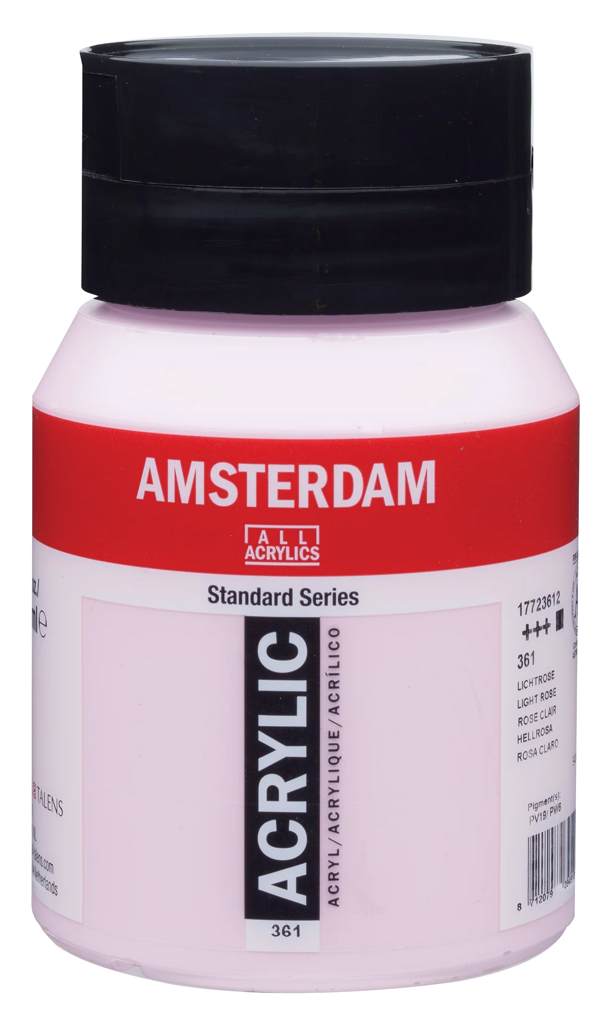 Amsterdam Standard Series Acrylic, 500 ml - Light Rose 361