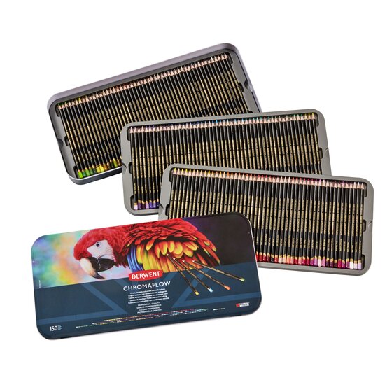 Derwent, Chromaflow farveblyanter, 150 stk.