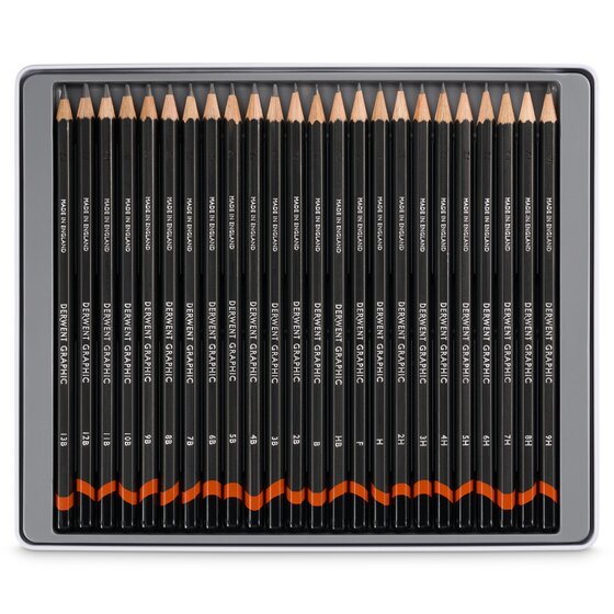 Derwent Graphic 13B-9H, 24 stk.