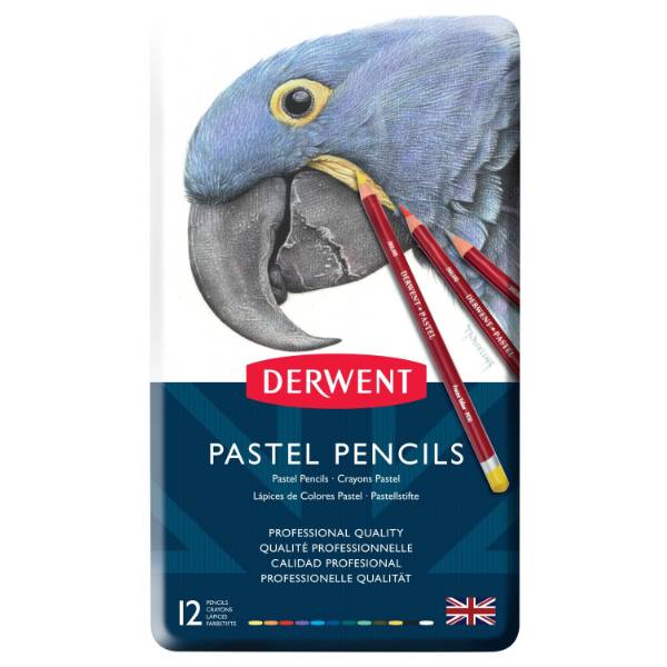 Derwent Pastel Pencils, 12 stk.