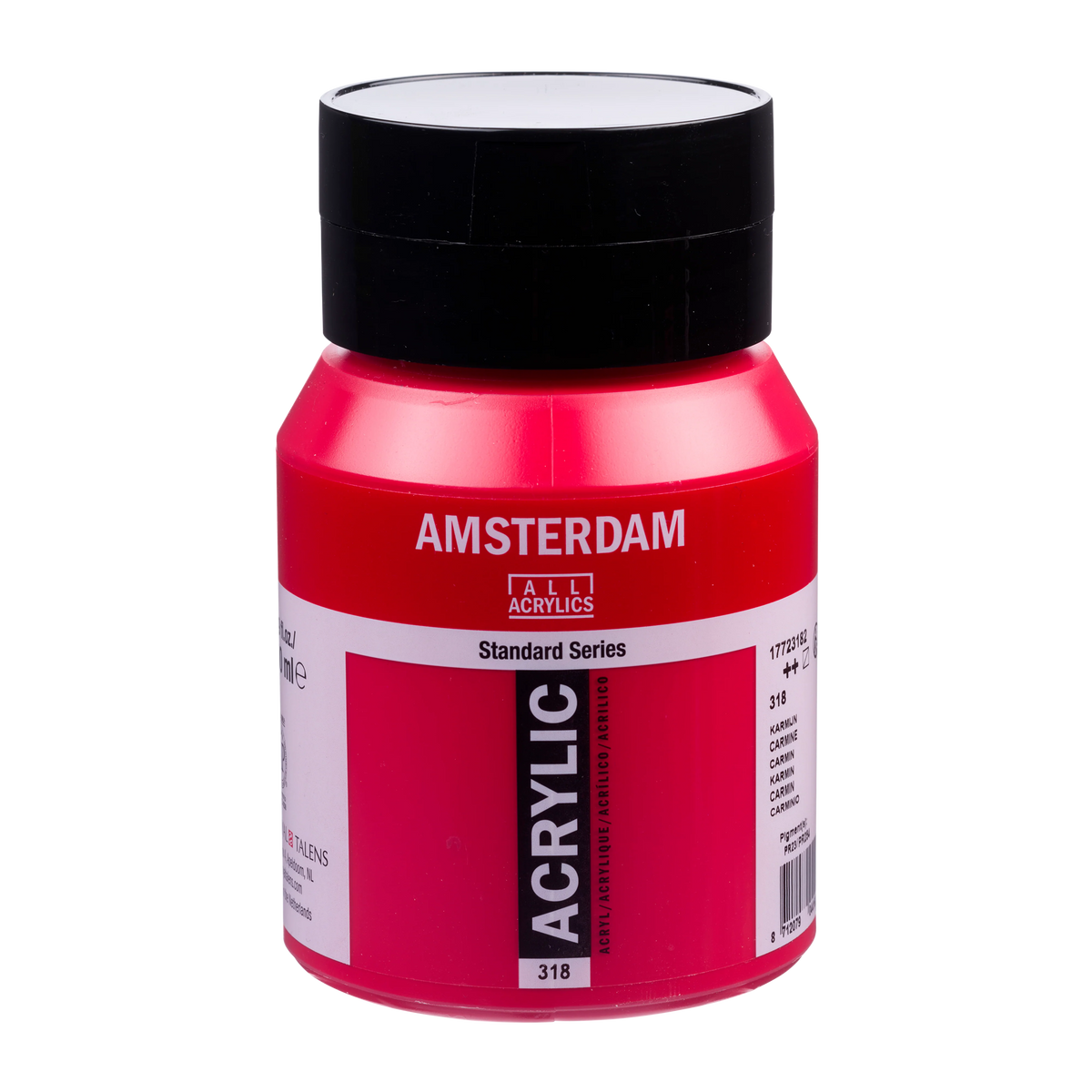 Amsterdam Standard Series Acrylic, 500 ml - Carmine 318